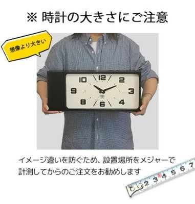 See Description Color DULTON Double Face Wall Clock Industrial Two Sided Clock