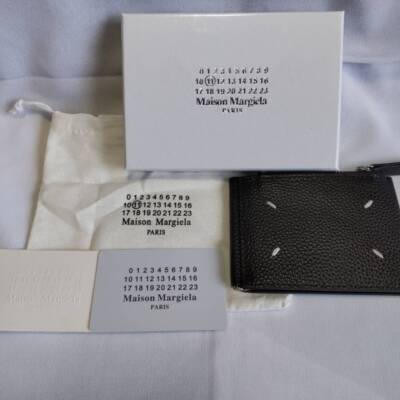 Margiela Maison Margiela Bi-fold Wallet with Coin Purse Unisex Black Outletsp