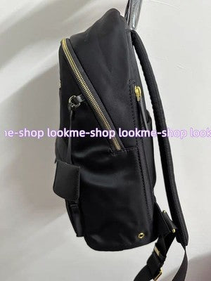 tumi Voyageur Carson women Backpack Black/Gold travel