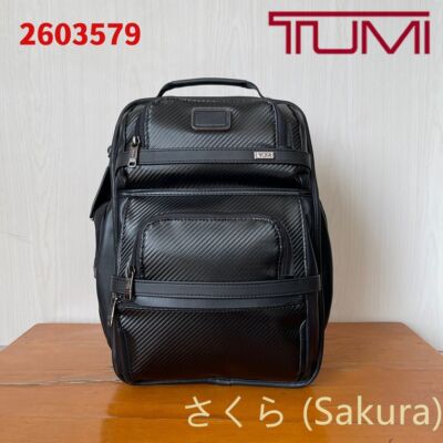 TUMI Alpha 3 Carbon Leather Backpack outletdp