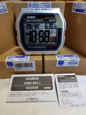 NEW CASIO WAVE CEPTOR A158WA electric wave alarm clock DQD-851J-8JF Japan