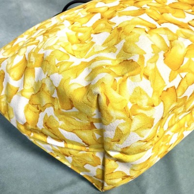 Longchamp Le Pliage L size Tote Bag Handbag Yellow petals Women's fashion