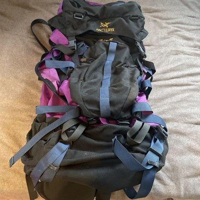 ARC'TERYX BOR 70 Arc'teryx Backpack Out of print rare Black & Purple