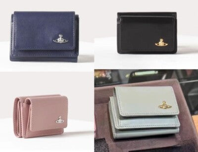 see description 5 Colors Vivienne Westwood Tri-fold Wallet Matelasse Wallet