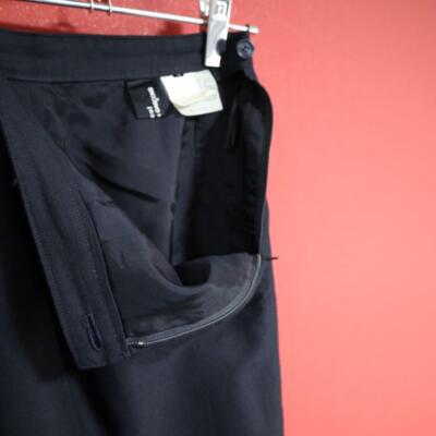 Trico Comme Des Garcons Tricot Nylon/Polyester Knit Skirt Short Dark navy