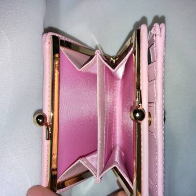 chose 3color Vivienne Westwood Bi-fold Wallet 88VV706 Black Rose Pink