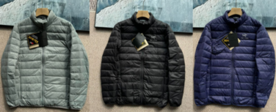 see description size M-5XL Arc'teryx Logo Stand Collar Lightweight Down Jacket