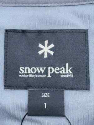 size 1/ US S Snow Peak Quilted jacket Gray SW-16SU006  Polyester Second hand