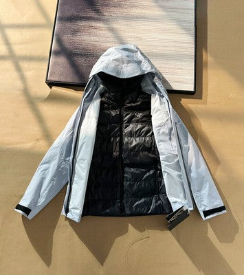 see description 2 colors Arcteryx Macai Jacket 3-in-1 Hooded Ski Down Jacket