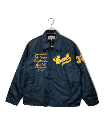 【38】 WHITESVILLE WV15388 NYLON COACH JACKET Yellow x Navy