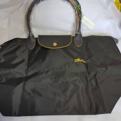see description 3Size Longchamp Le Pliage Tote Bag Handbag Nylon bag Black