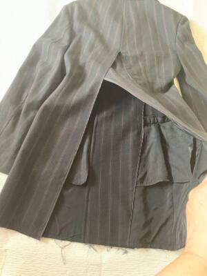 Junya Watanabe Long Jacket Striped Good Condition S Size Women's