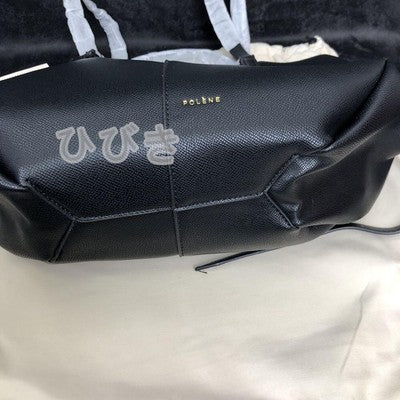 POLENE Black Shoulder Bag Large Women's Large Capacity Bag Black