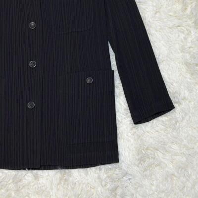 Discontinued model Issey Miyake pants set M black pleats women's