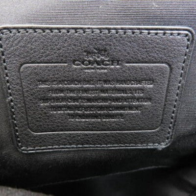 Coach Signature Body Bag Shoulder Bag Black F54787 Used