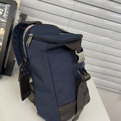 TUMI Multifunctional Business Shoulder Bag Crossbody Bag Backpack Bluepp