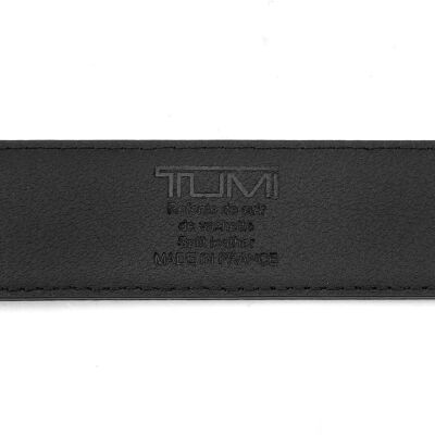 see description 5 sizes TUMI LEATHER Pin Buckle Belt Black BLACK TU0074