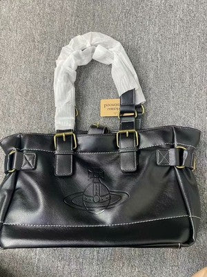 Vivienne Westwood Accord Tote Bag Orb Embossed Black Bag Outlet Product Bargain