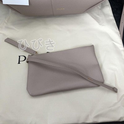 POLENE Gray Shoulder Bag Large Women's Large Capacity Bag Gray
