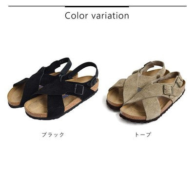 see description multi sizses BIRKENSTOCK Tulum Soft Sandals Cross Strap Suede