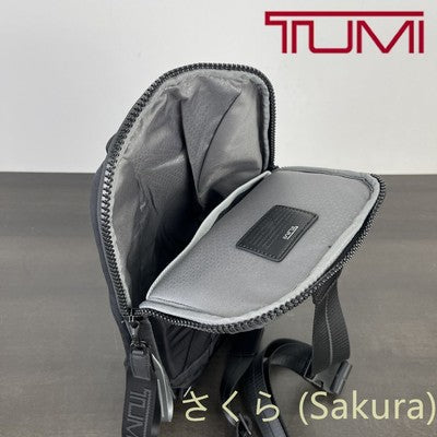 tumi TAHOE Sky Sling Black 798683IK Bag One Shoulder Rare Model Nylon/Leather