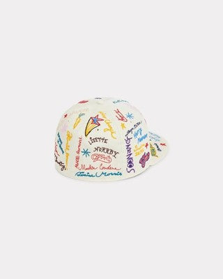 KENZO New Era Cotton Cap 59fifty Ecru Caps Hats gift baseball game