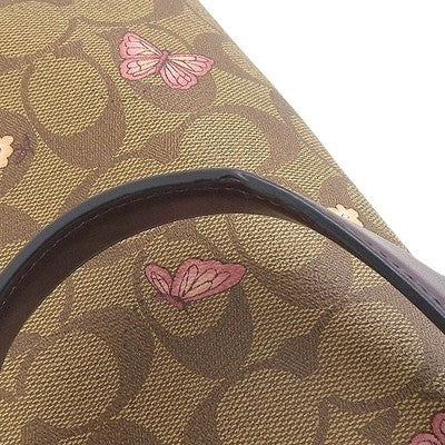 Coach Bag C3238 IMSHU Signature Heart Floral Print Bucket Bag Shoulder Bag