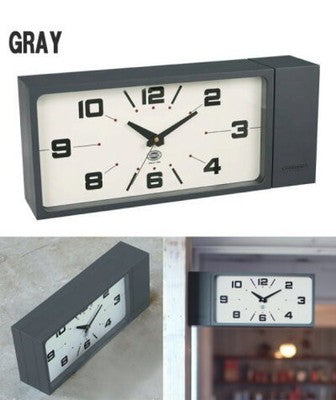 See Description Color DULTON Double Face Wall Clock Industrial Two Sided Clock