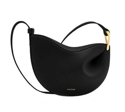 Polène Tonka shoulder bag for Women Mini Bag with Shoulder black
