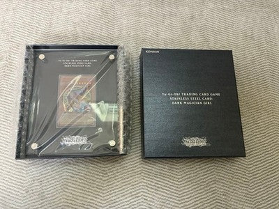 Yu-Gi-Oh Stainless Steel Card Dark Magician Girl Overseas limited edition