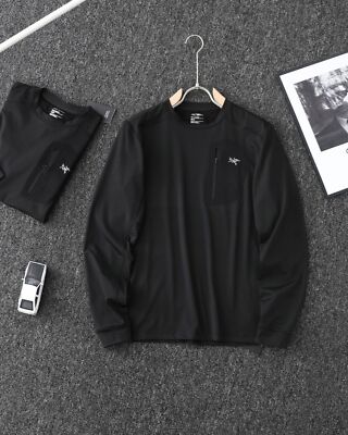 check description size M-2XL ARC'TERYX warm fleece long sleeve base layer shirt