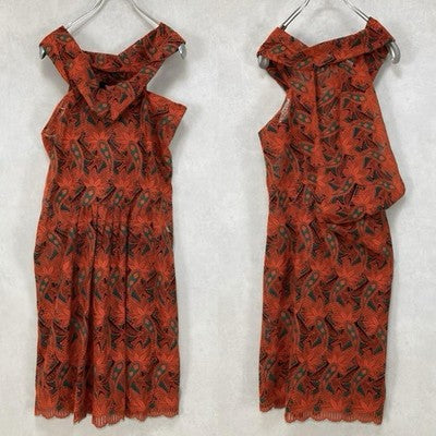 JUNYA WATANABE COMME des GARCONS Floral Lace Asymmetrical Dress Size XS