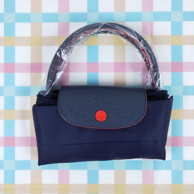 Longchamp Le Pliage S  Tote Bag Handbag collapsible Outlet Navy NEW