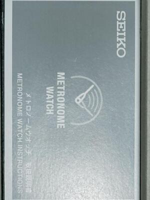 SEIKO Metronome Watch Standard Line (Dark Brown) Classic Band Type SMW001AP