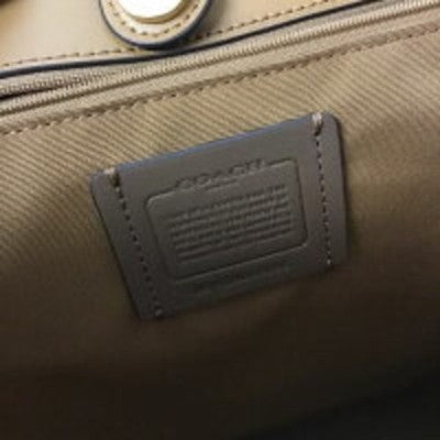 COACH Signature city tote tote bag City bag beige F5696