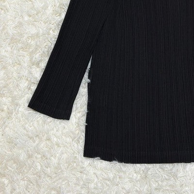 Discontinued model Issey Miyake pants set M black pleats women's