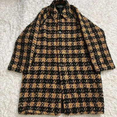 Junya Watanabe Comme des Garçons tweed coat from 2000s oversized silhouette S