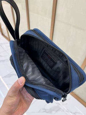 see description 2colors TUMI Clutch Bag Blue 22104DHr Bag Black Blue outlet cp