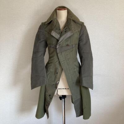 Junya Watanabe Comme des Garcons Reconstructed Coat 06AW Patchwork Men's Khaki