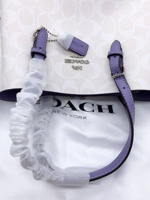 Coach C4250 Mollie Tote 25 in signature canvas Crossbody White Outlet New