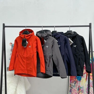 see description size S-2XL Arcteryx Padded compression rubber windproof jacket
