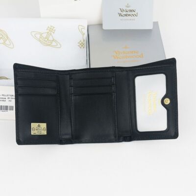 see description 4colors Vivienne Westwood Tri-fold Wallet, Clasp Wallet 13VV138