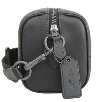 Coach Bag Men's Shoulder Bag Axel Crossbody Signature Canvas CJ674 QBO4GCharcoal