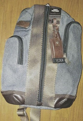 tumi Mont Blanc Sling Bag One-Shoulder Body Bag 2WAY size magnetic strap Black