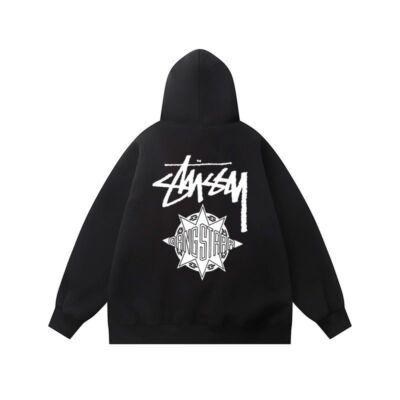 check desctiption size M-XL Stussy street style winter fleece and thick parka