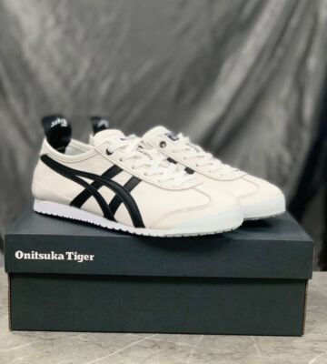 Check Description Sizes 23-28cm Onitsuka Tiger Sneakers MEXICO 66 White Black