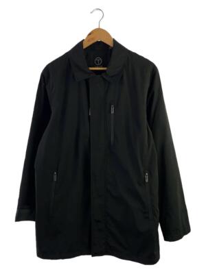 Size M TUMI T-TECK Full Zip Coat 5T-2004PM Polyester Black Long Length Men