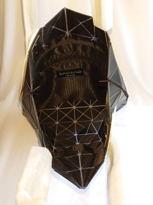 BAO BAO Issey Miyake Lucent Matte Tote Bag From Japan 34 x34 cm Black