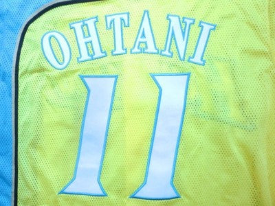 Nippon Ham Fighters Shohei Ohtani Happy Yellow Jersey Shirts Uniform Size M #11
