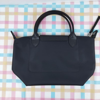 Longchamp Le Pliage S  Tote Bag Handbag collapsible Outlet all black NEW